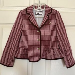 Janie and Jack Equestrian jacket size 6 like new